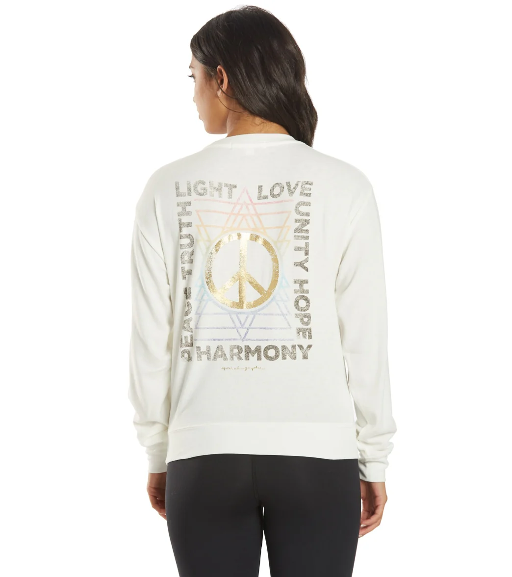 Spiritual Gangster Harmony Crew Neck Savasana Pullover - Image 3