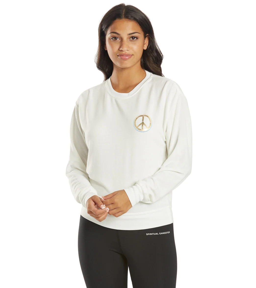 Spiritual Gangster Harmony Crew Neck Savasana Pullover - Image 7