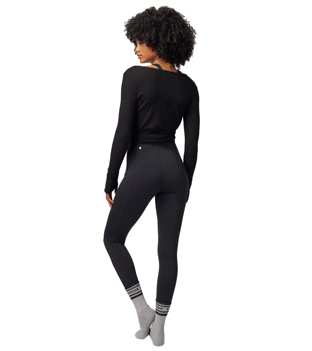 Spiritual Gangster Harmony Rib Wrap Sweater - Image 6