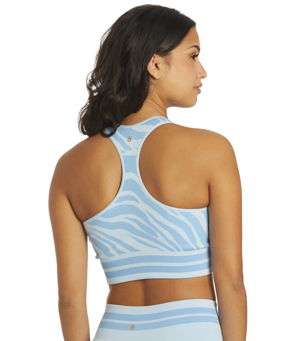 Spiritual Gangster High Neck Jacquard Bra - Image 3