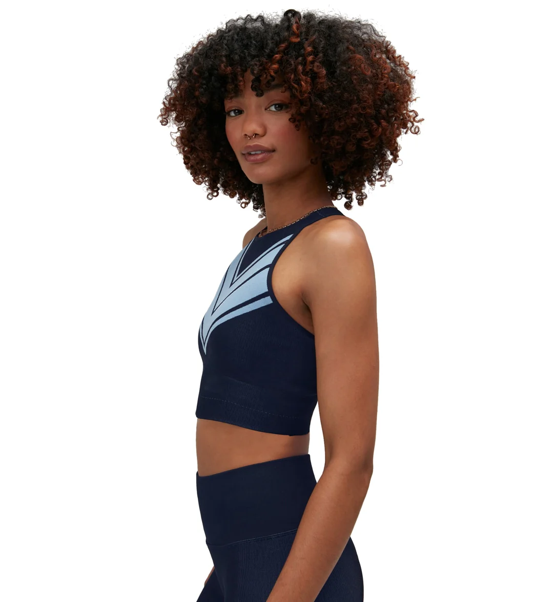 Spiritual Gangster High Neck Jacquard Bra - Image 3
