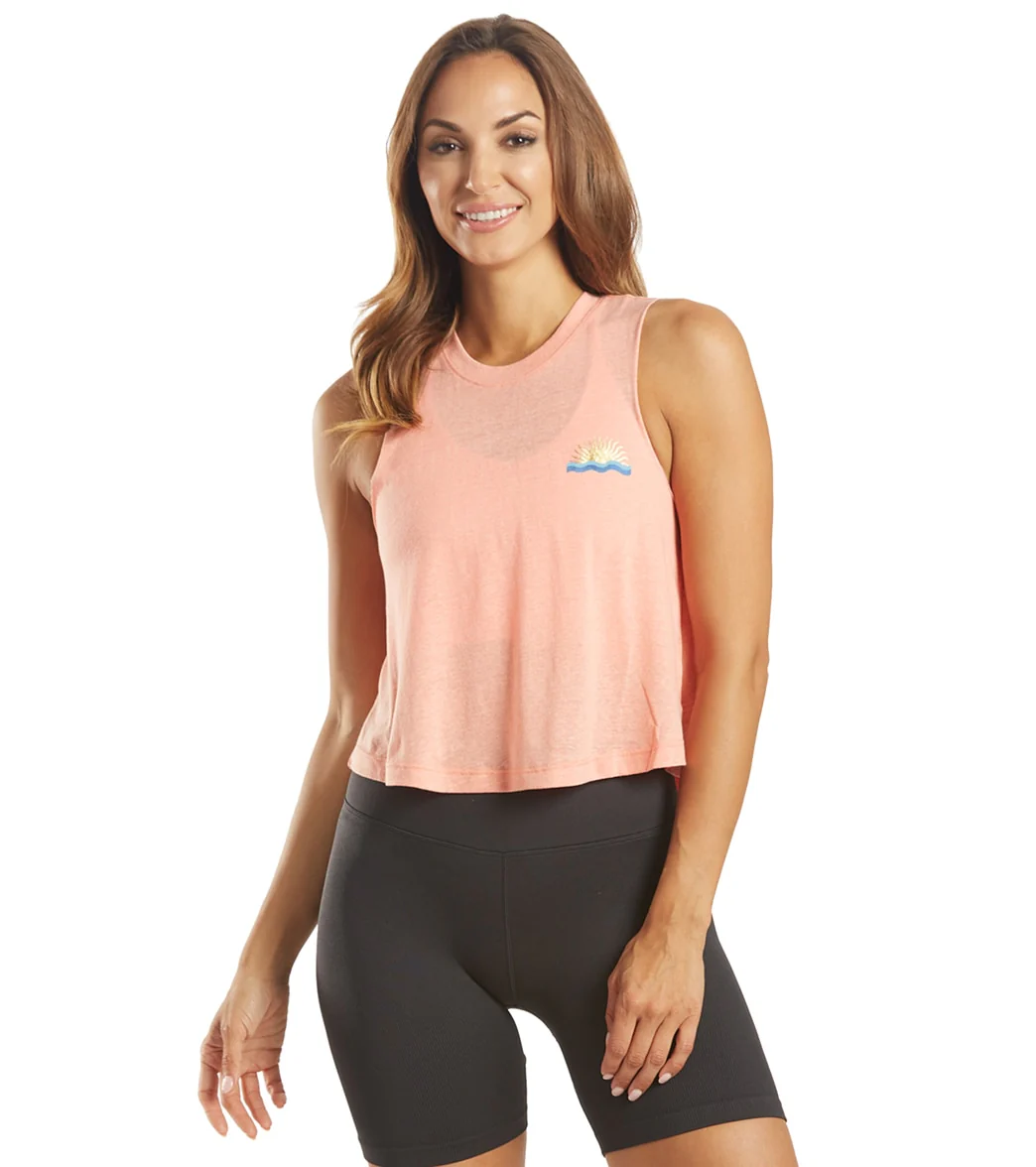 Spiritual Gangster Horizon Crop Tank
