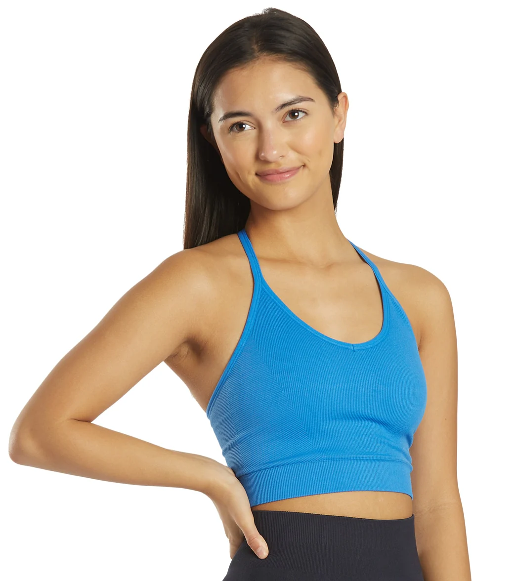Spiritual Gangster Icon T-Back Sports Bra - Image 9