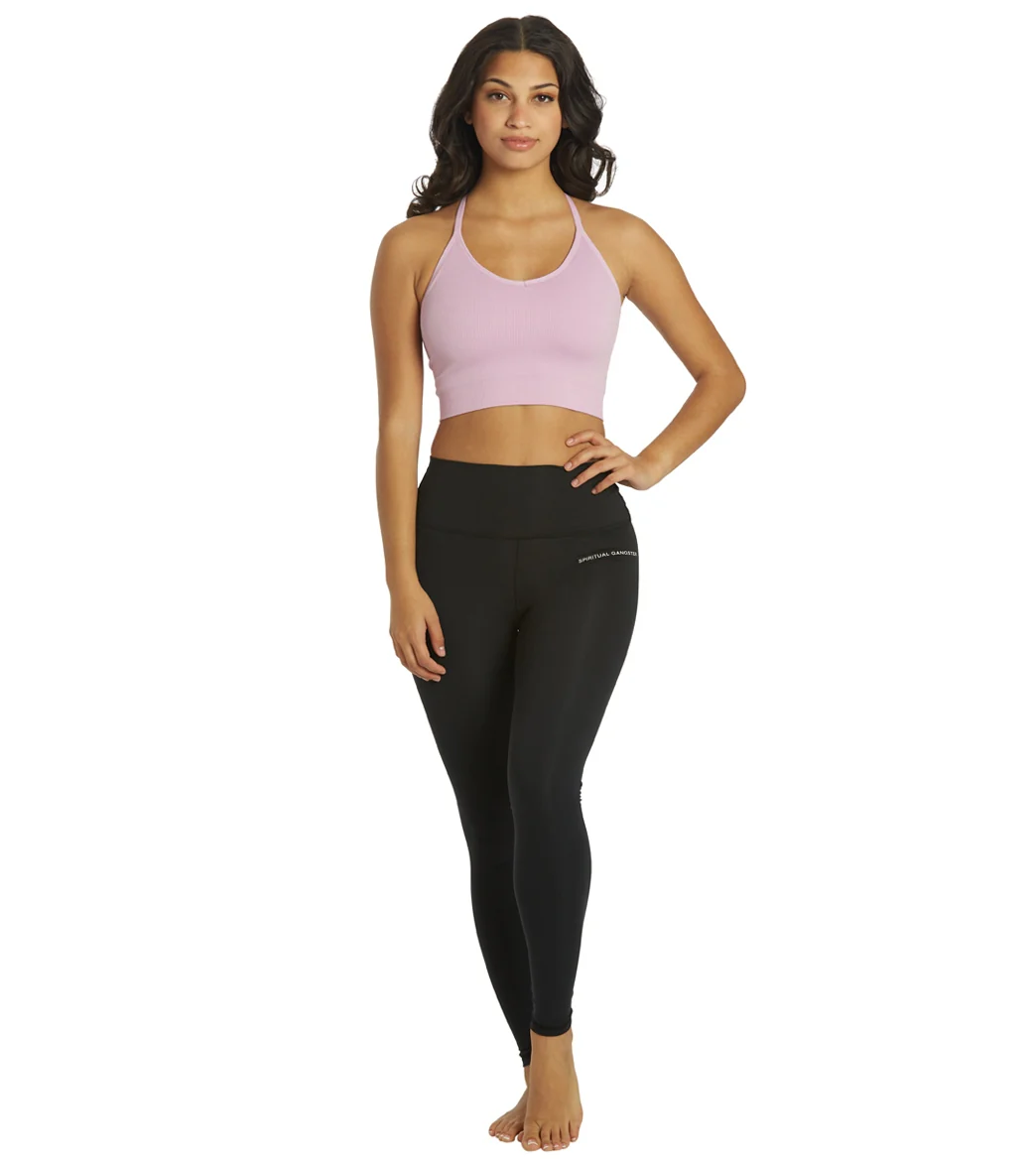 Spiritual Gangster Icon T-Back Sports Bra - Image 11