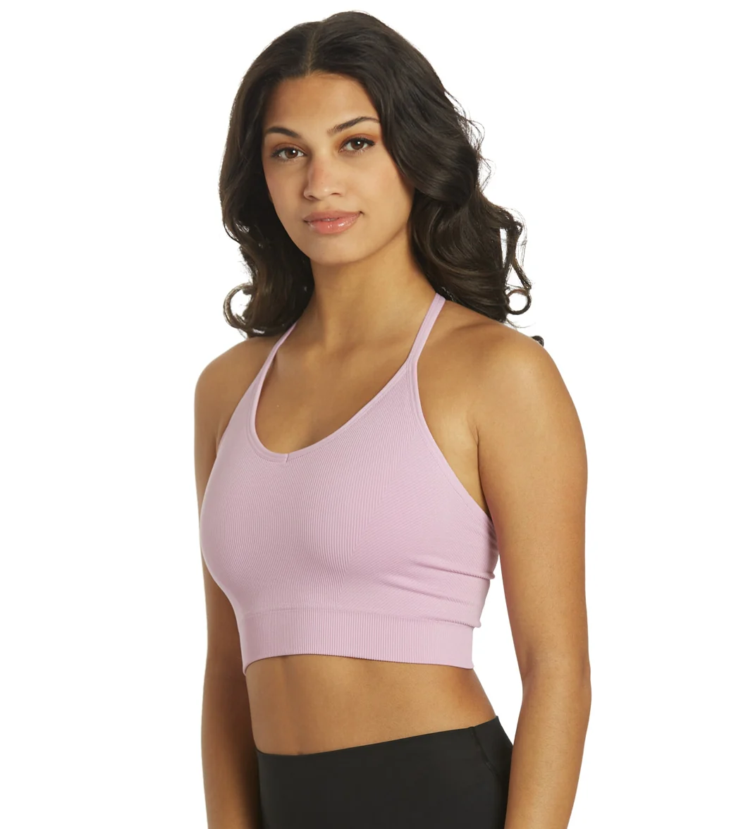Spiritual Gangster Icon T-Back Sports Bra - Image 12