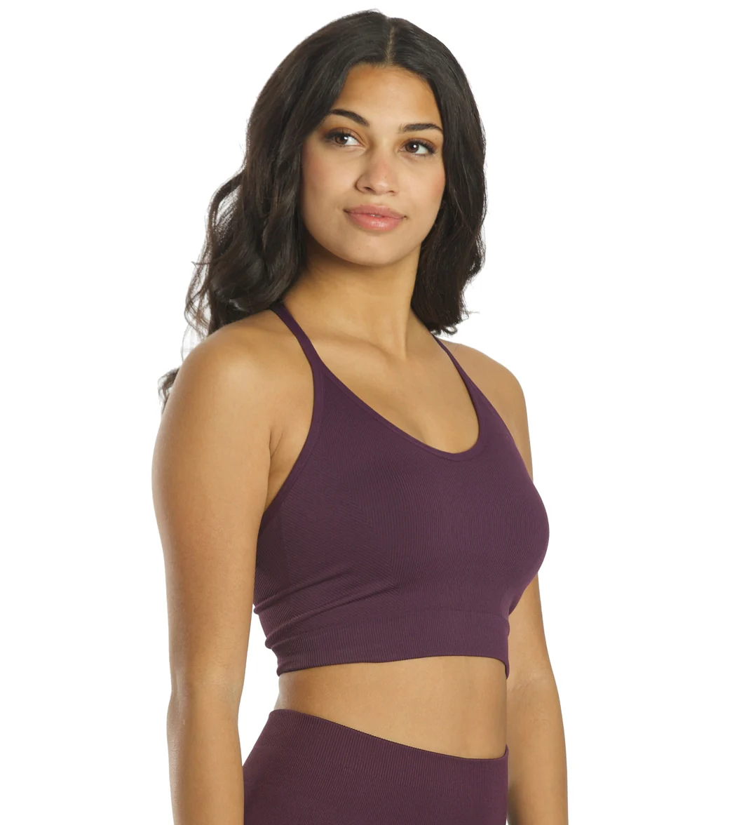 Spiritual Gangster Icon T-Back Sports Bra - Image 16