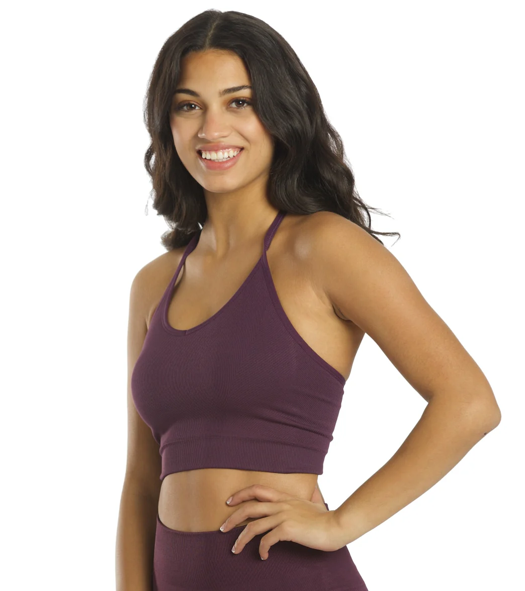 Spiritual Gangster Icon T-Back Sports Bra - Image 19