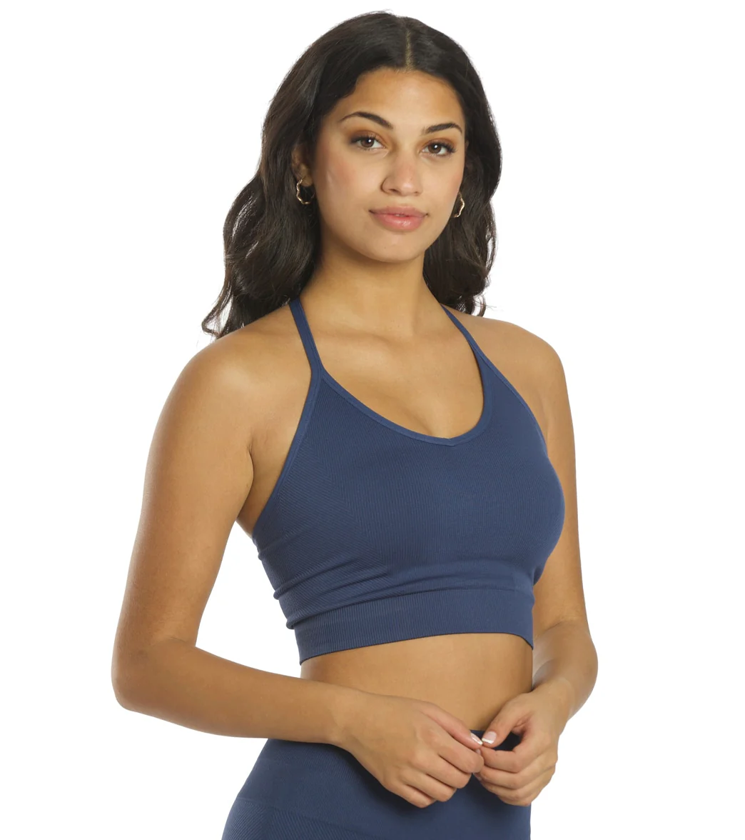 Spiritual Gangster Icon T-Back Sports Bra - Image 2