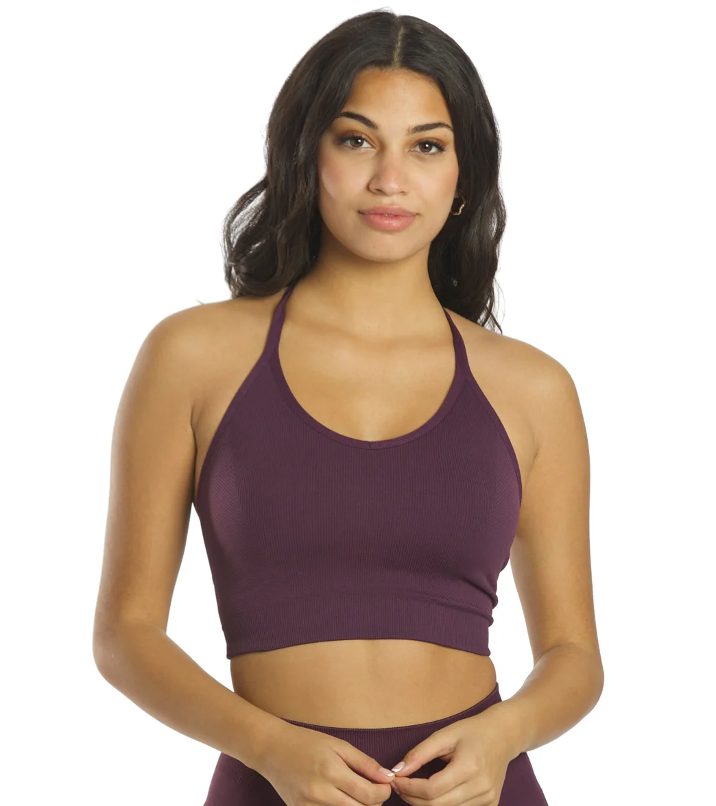 Spiritual Gangster Icon T-Back Sports Bra - Image 21