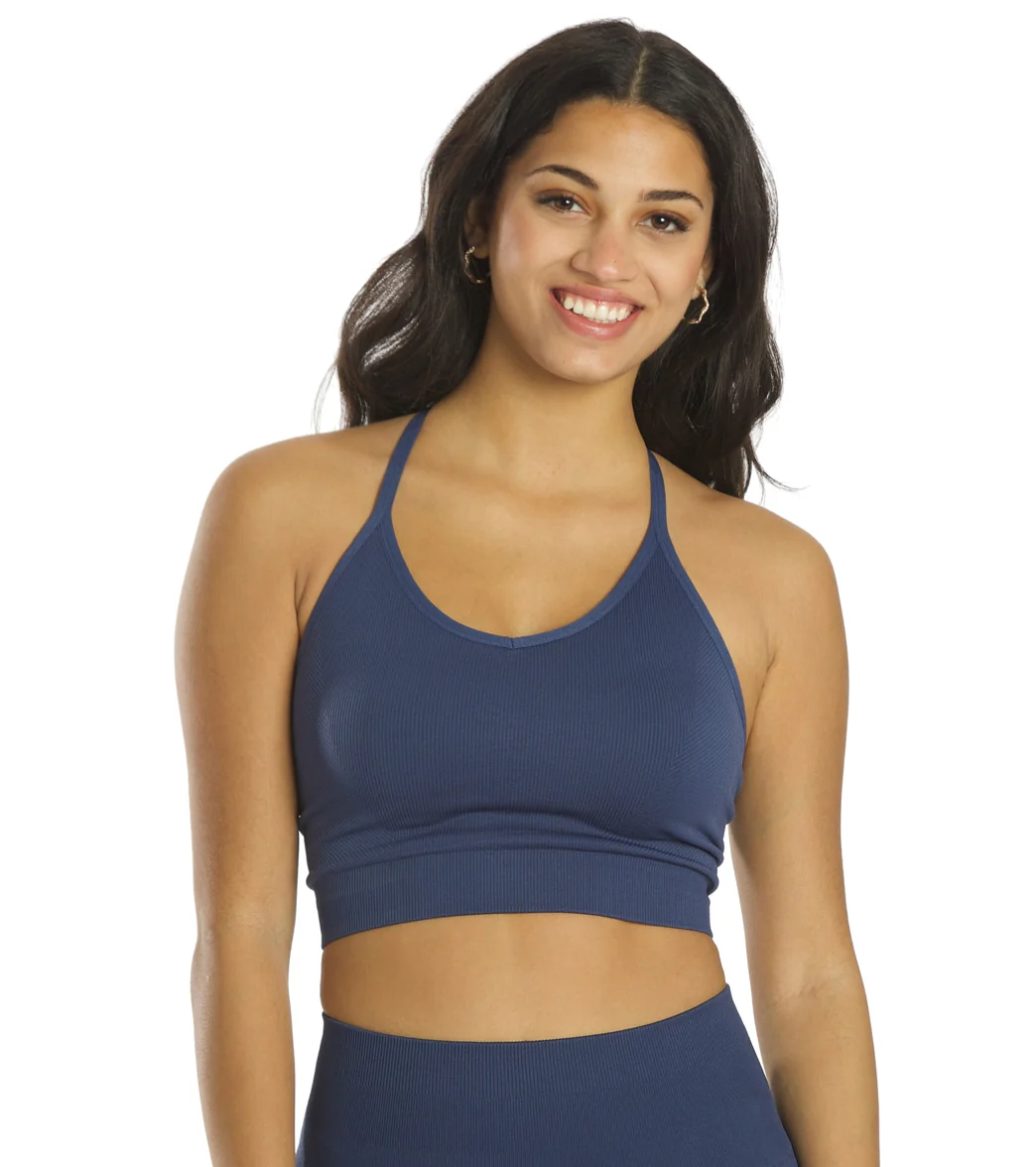 Spiritual Gangster Icon T-Back Sports Bra - Image 7