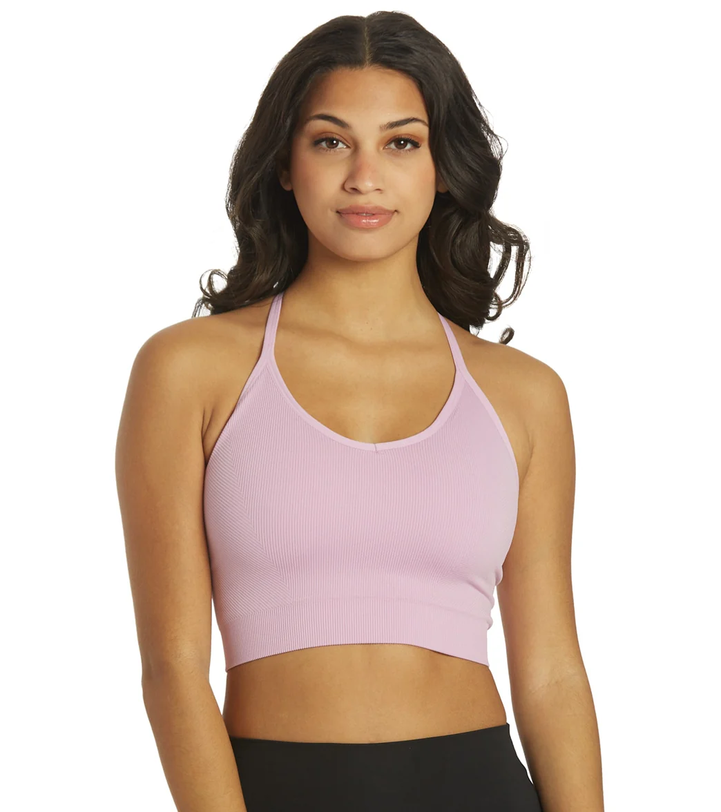 Spiritual Gangster Icon T-Back Sports Bra - Image 8