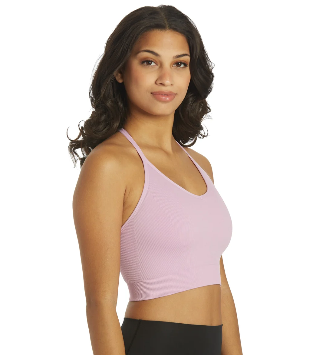Spiritual Gangster Icon T-Back Sports Bra - Image 9
