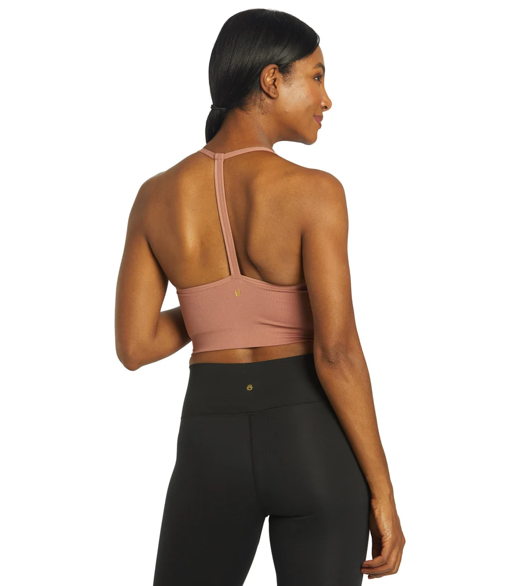 Spiritual Gangster Icon T-Back Sports Bra - Image 10