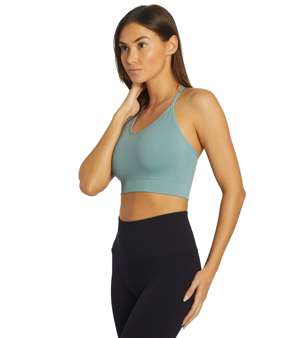 Spiritual Gangster Icon T-Back Sports Bra - Image 5