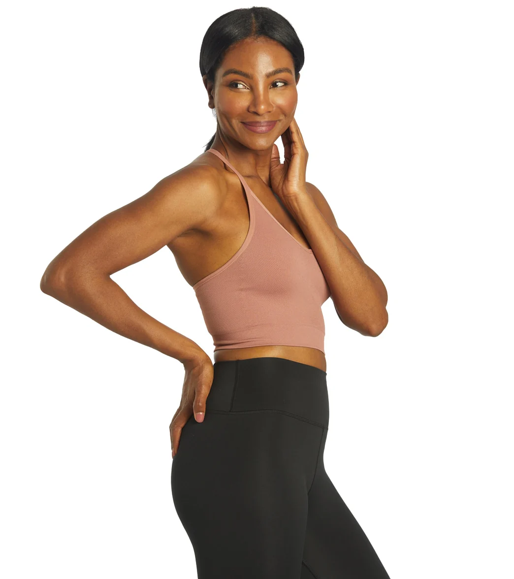 Spiritual Gangster Icon T-Back Sports Bra - Image 9