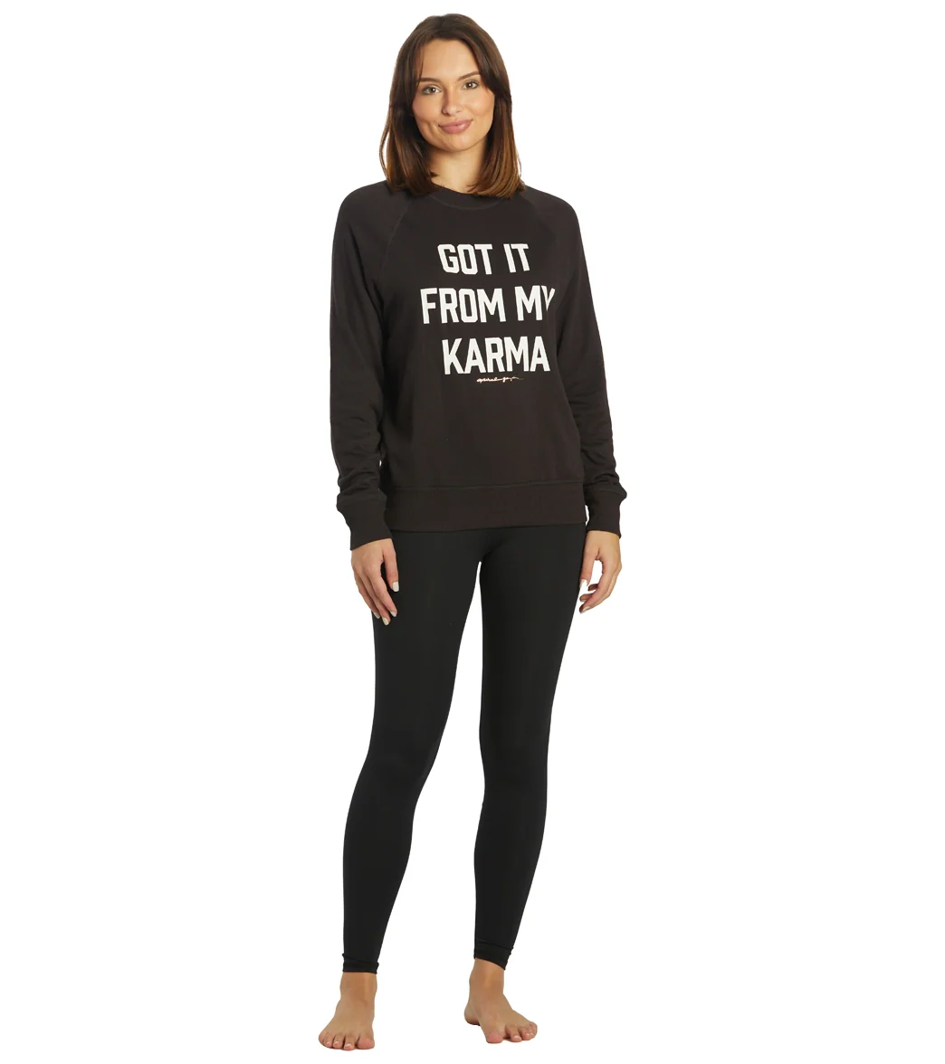 Spiritual Gangster Karma Old School Vintage Terry Pullover - Image 4