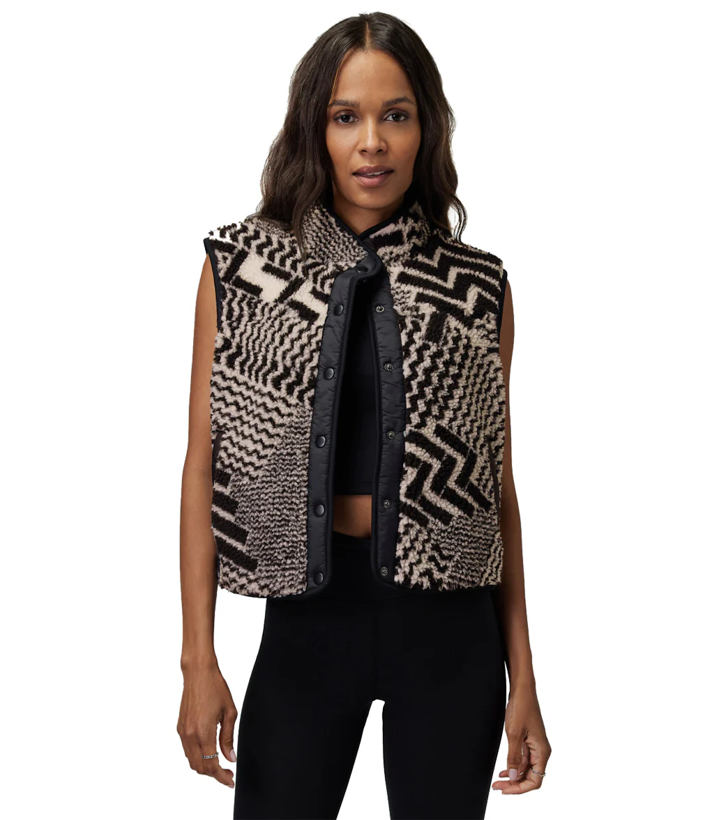 Spiritual Gangster Leah Sherpa Vest - Image 8