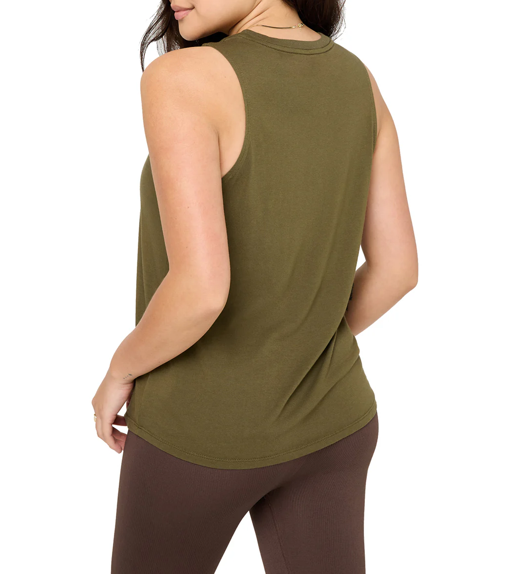 Spiritual Gangster Live Free Jade Muscle Tank - Image 3