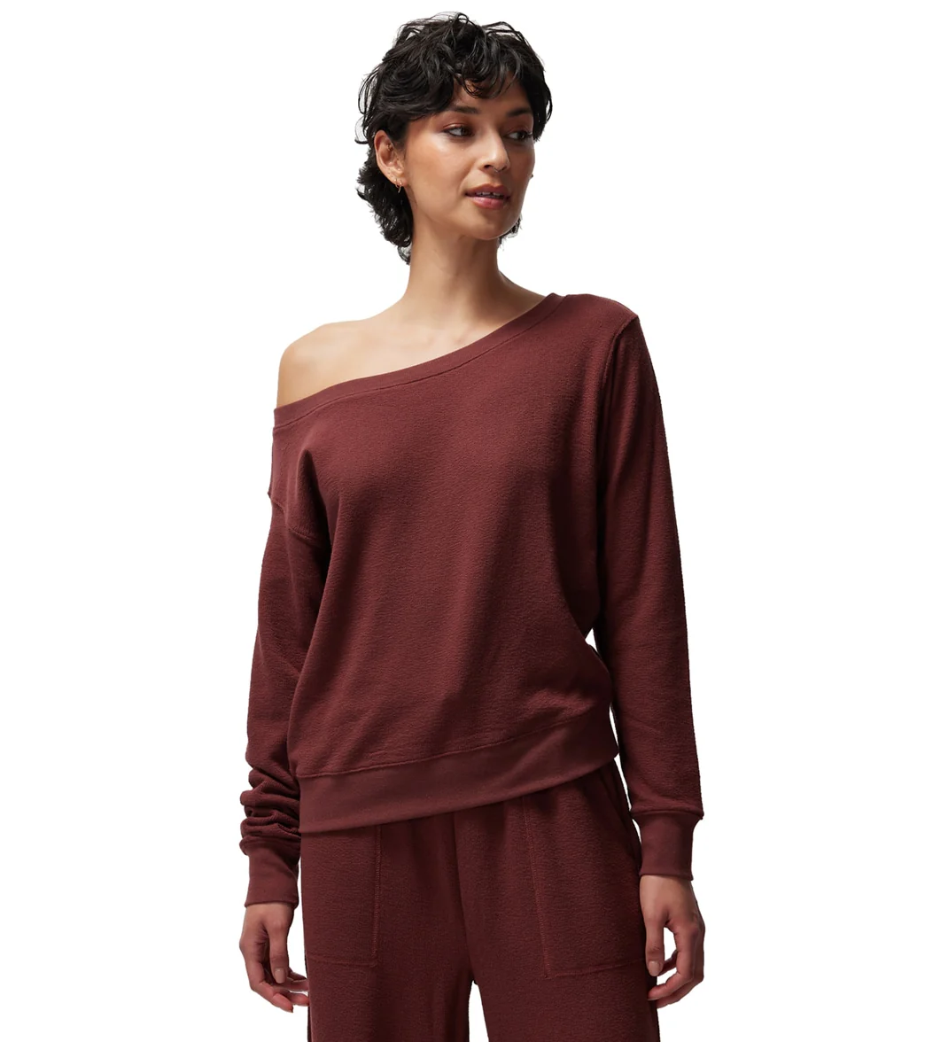 Spiritual Gangster Lofty Slub Rib Vida Long Sleeve Top - Image 7