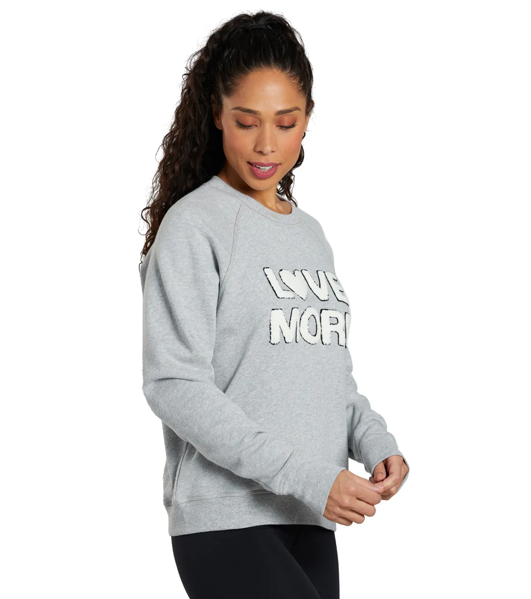 Spiritual Gangster Love More Bridget Raglan Pullover - Image 2