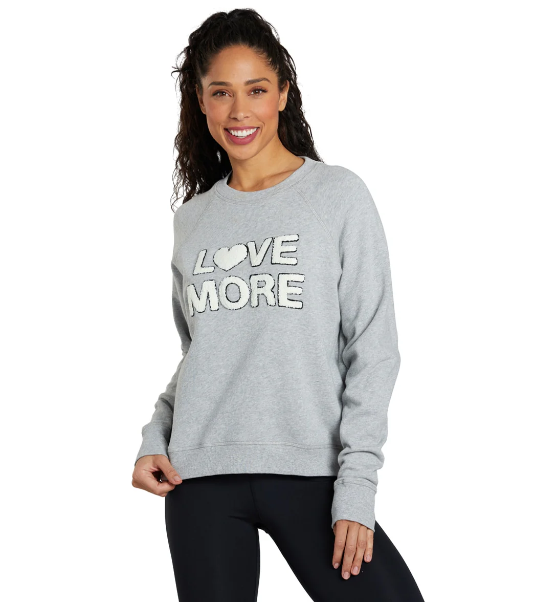 Spiritual Gangster Love More Bridget Raglan Pullover - Image 6