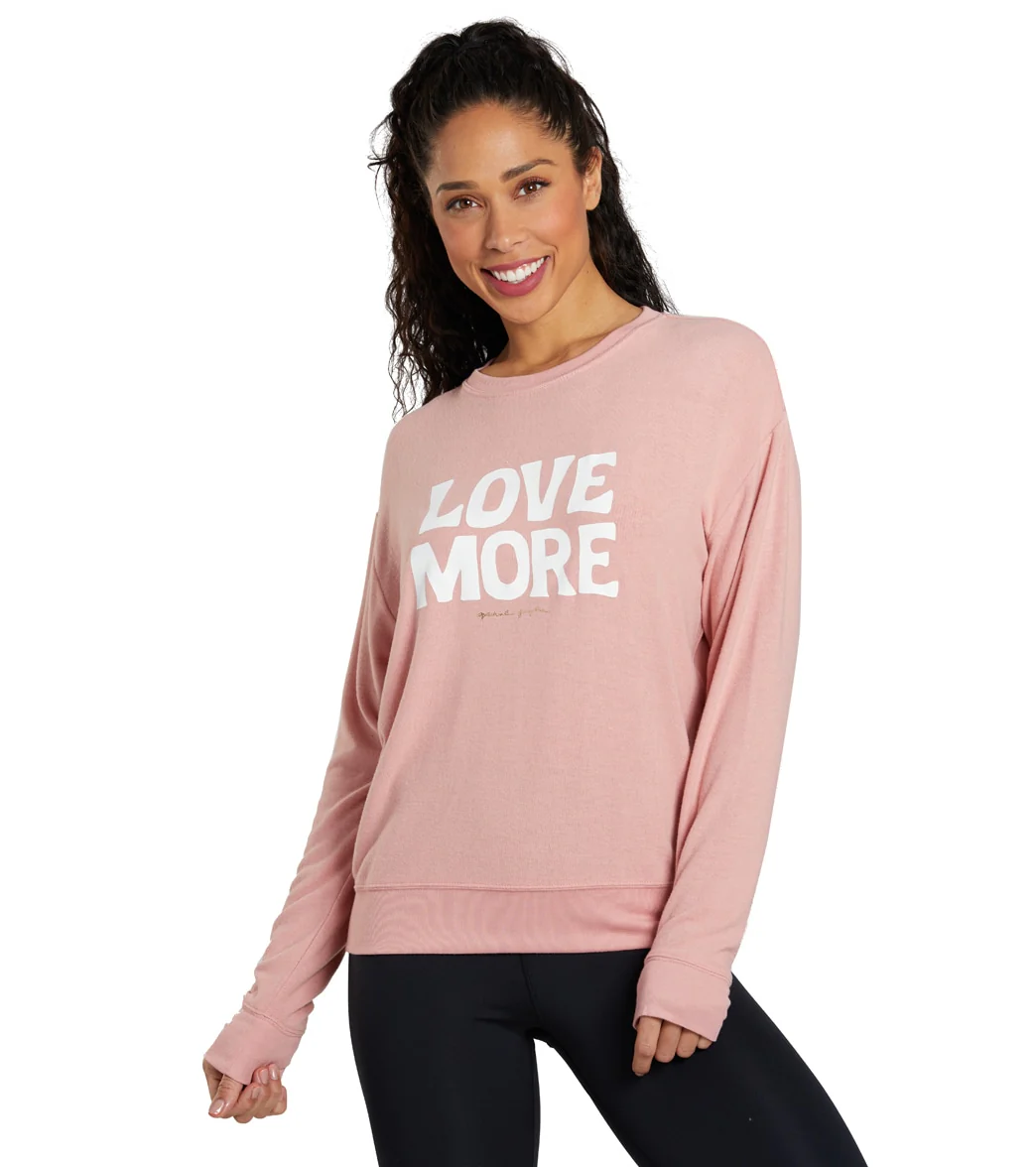Spiritual Gangster Love More Savasana Sweater