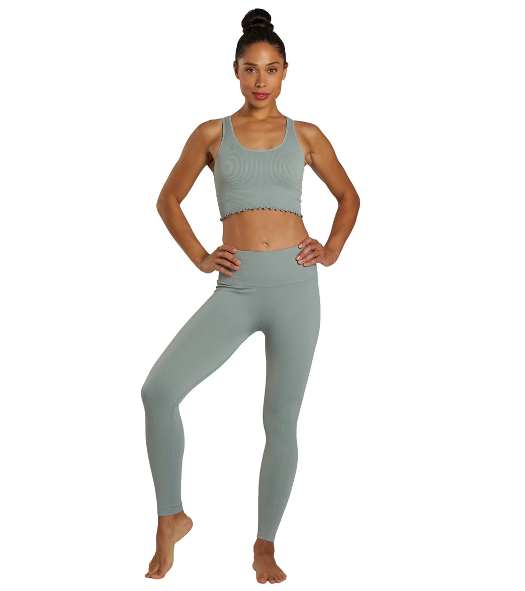 Spiritual Gangster Love Sculpt 7/8 Ruffle Legging - Image 4
