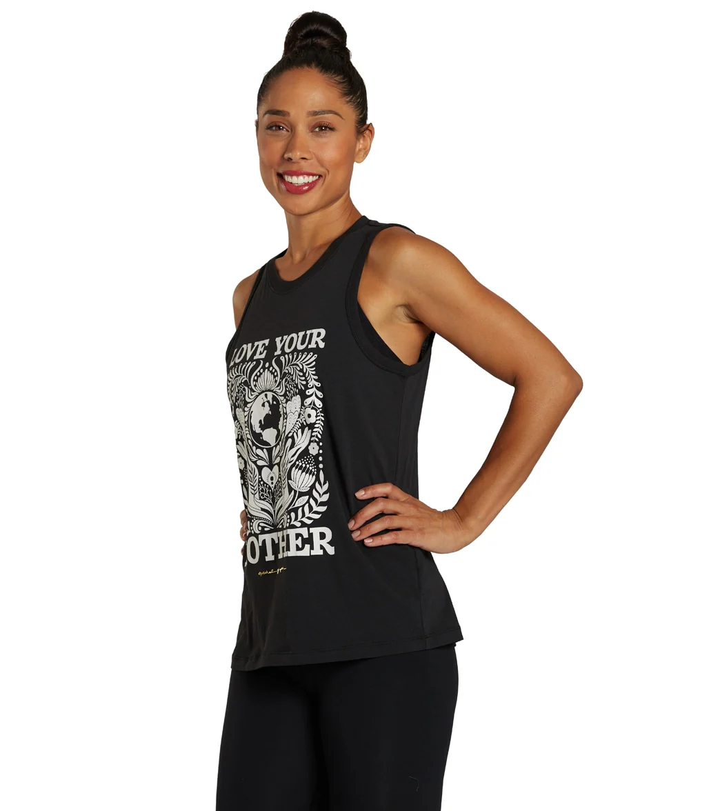 Spiritual Gangster Love Your Mother Essential Tank - Image 4