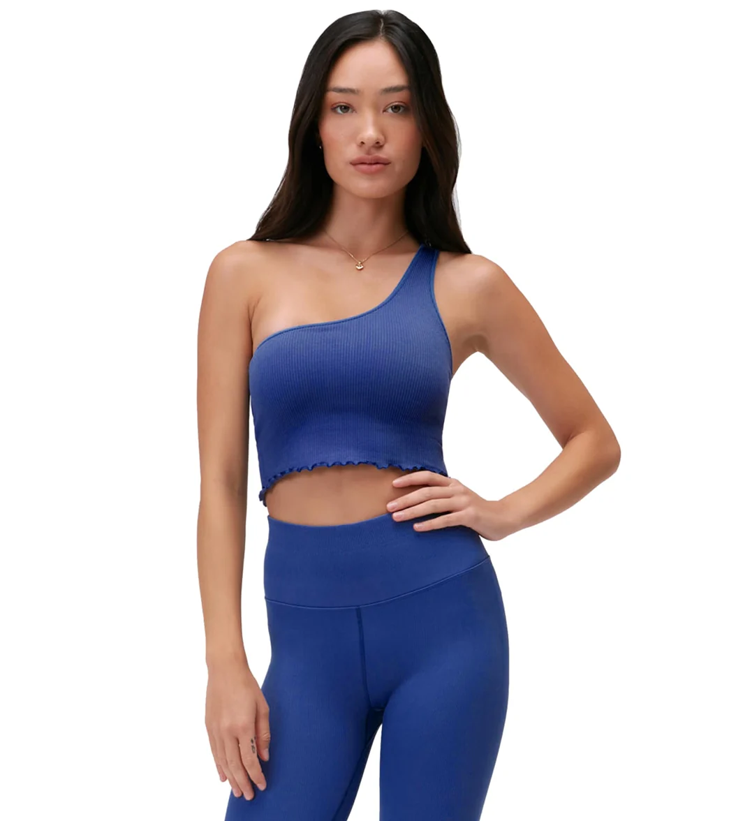 Spiritual Gangster Luna One Shoulder Crop Tank - Image 11