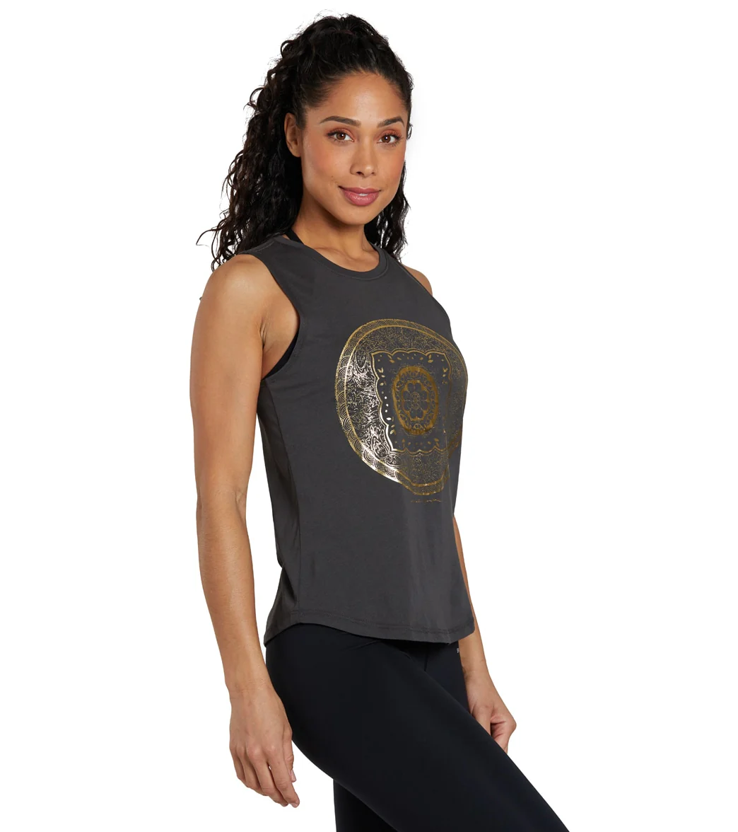 Spiritual Gangster Mandala Muscle Tank - Image 2