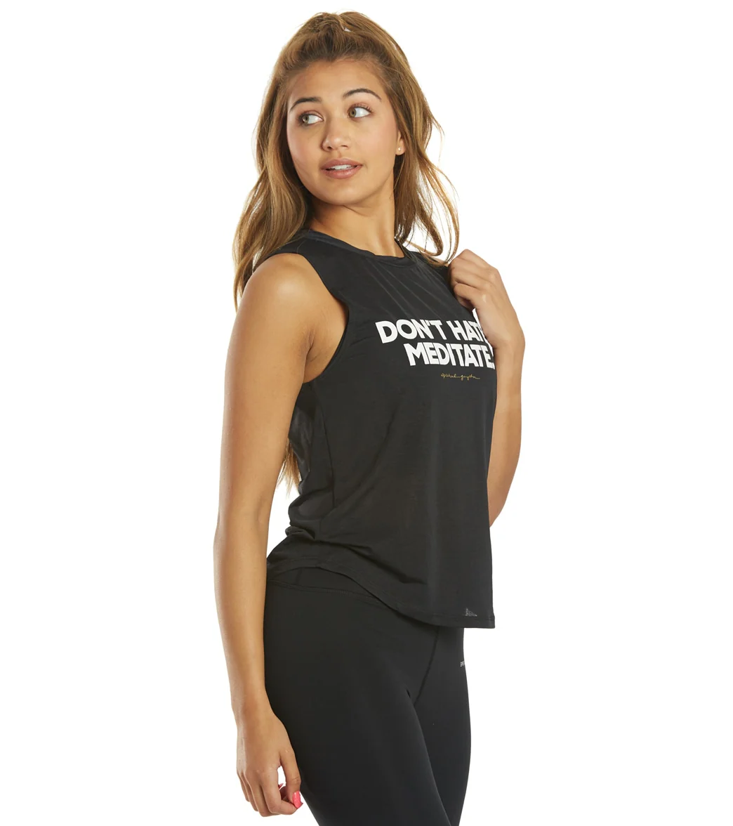 Spiritual Gangster Meditate Active Muscle Tank - Image 2