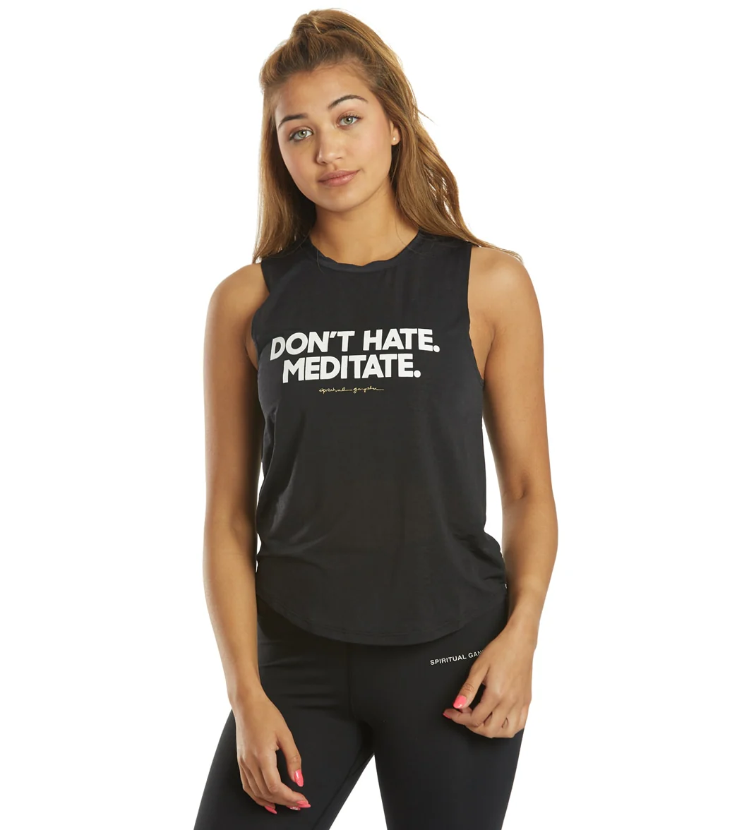 Spiritual Gangster Meditate Active Muscle Tank - Image 7
