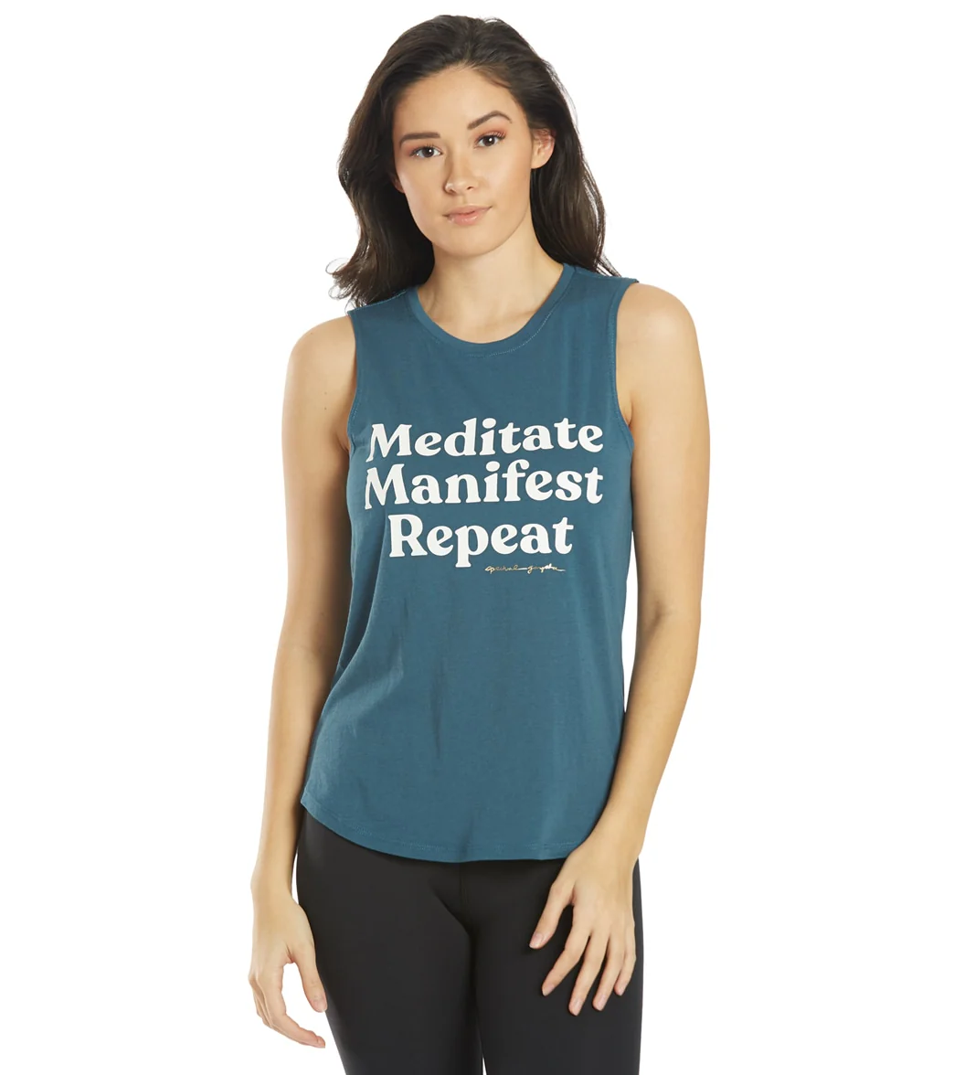 Spiritual Gangster Meditate Muscle Tank - Image 7