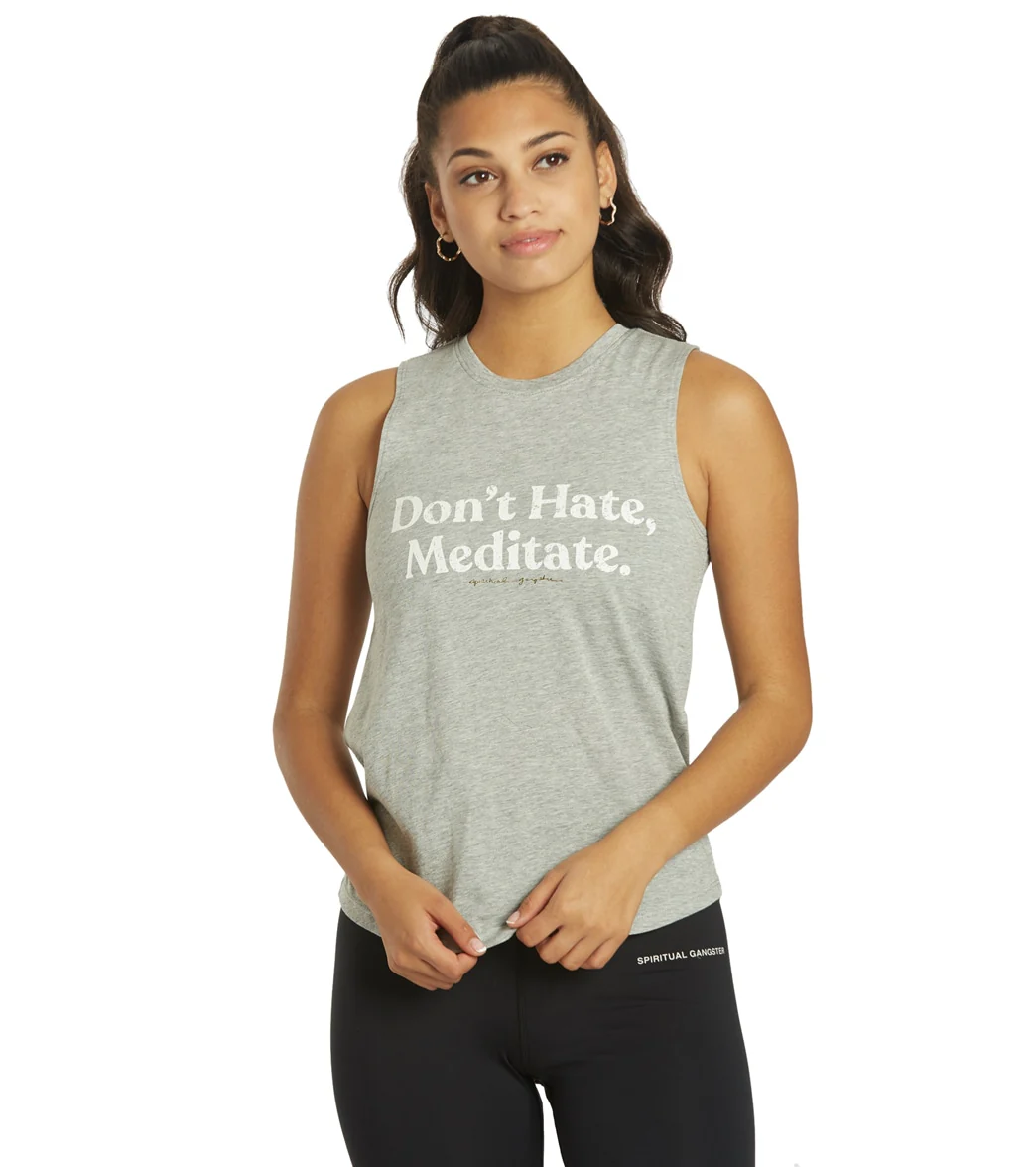 Spiritual Gangster Meditate Muscle Tank - Image 7
