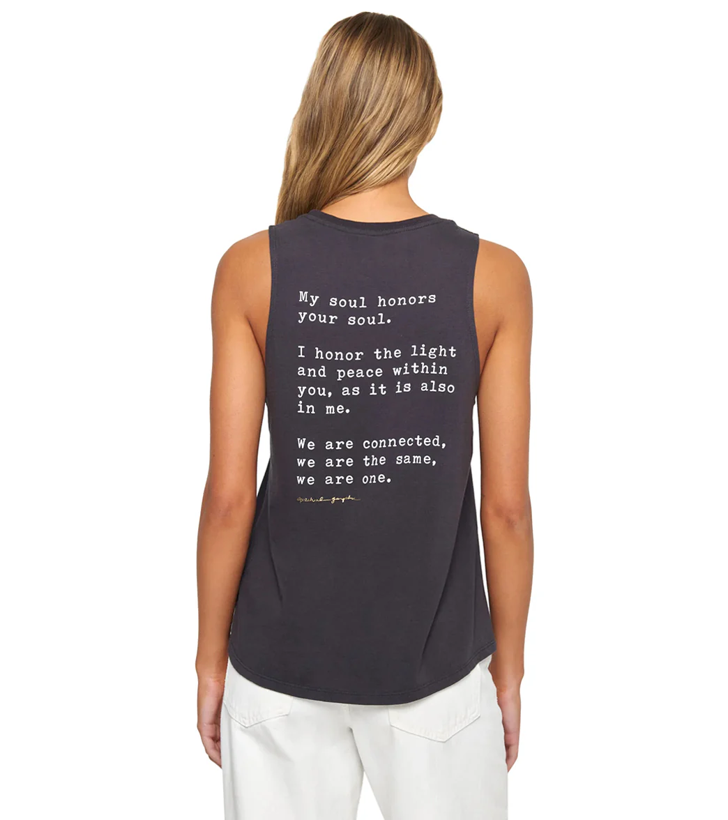 Spiritual Gangster Namaste Jade Muscle Tank - Image 3