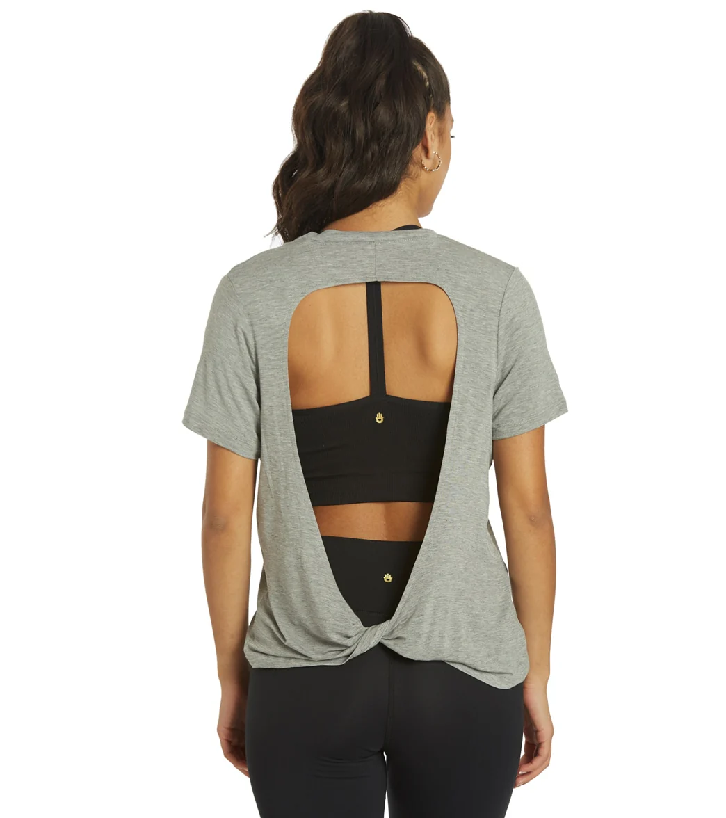 Spiritual Gangster Open Back Short Sleeve Tee - Image 3