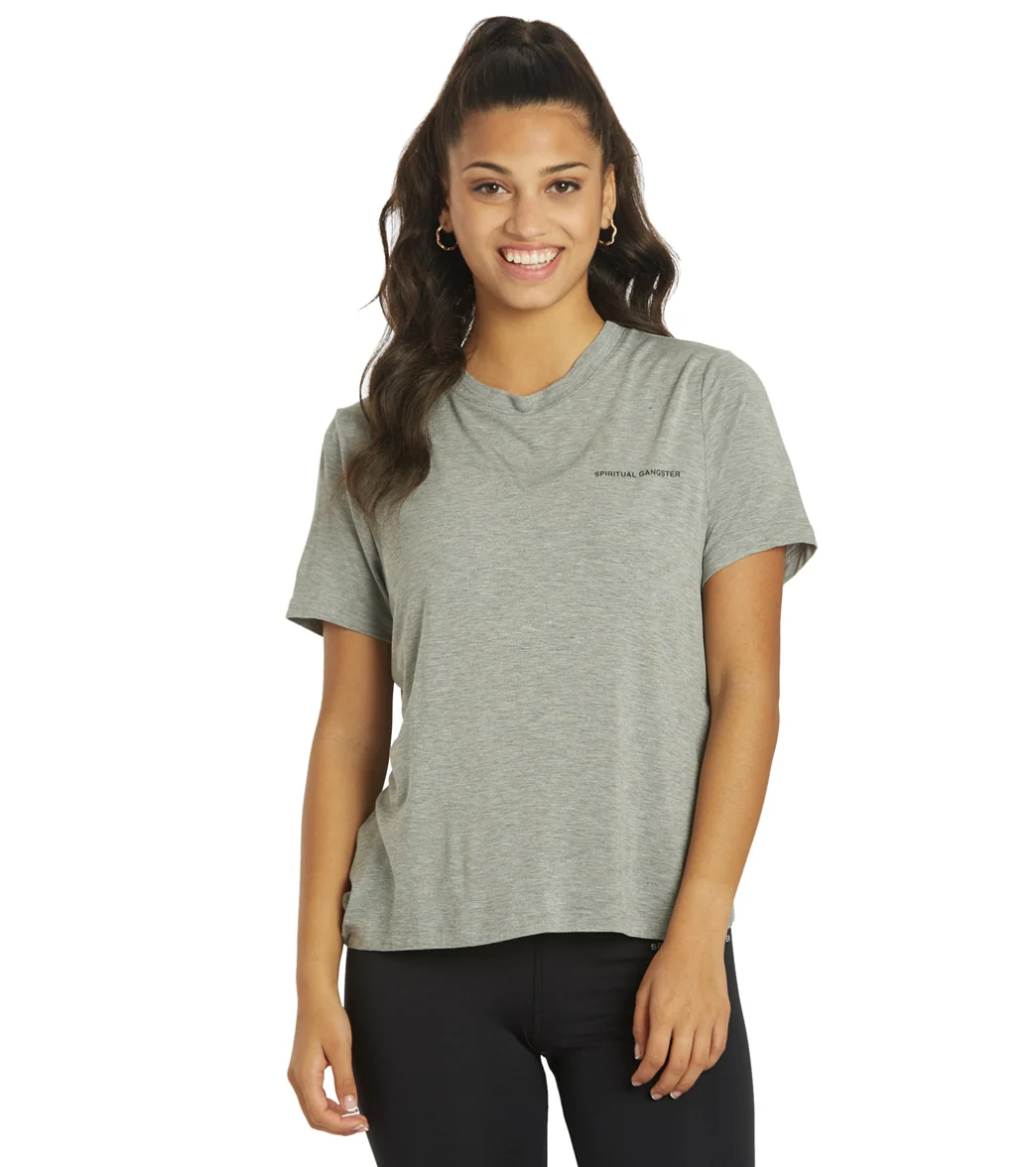 Spiritual Gangster Open Back Short Sleeve Tee - Image 8