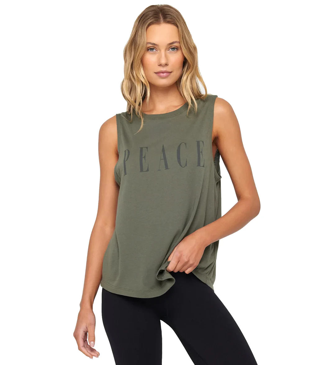 Spiritual Gangster Peace Jade Muscle Tank - Image 7