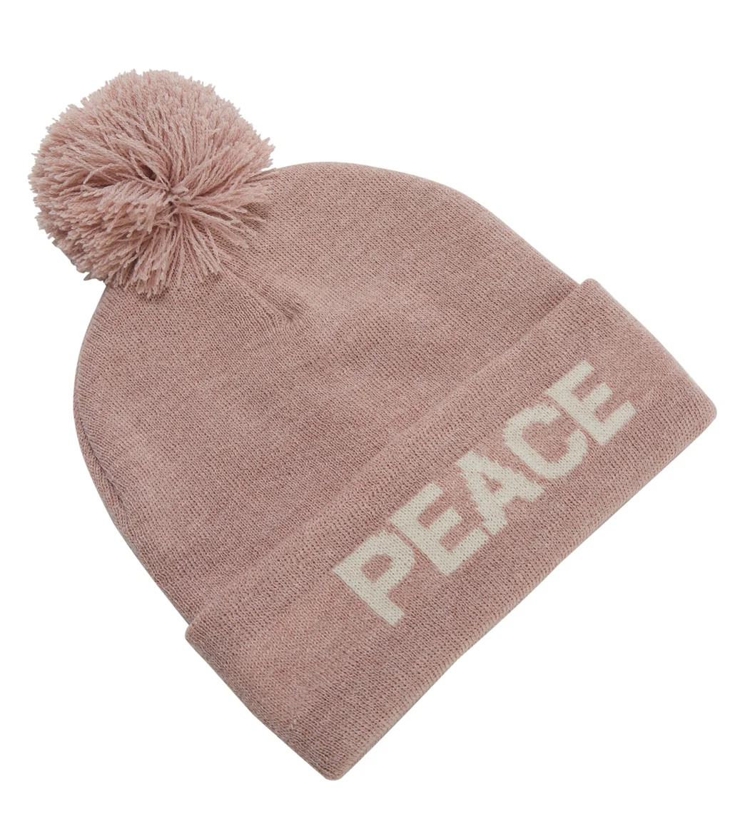 Spiritual Gangster Peace Pom Pom Beanie - Image 2