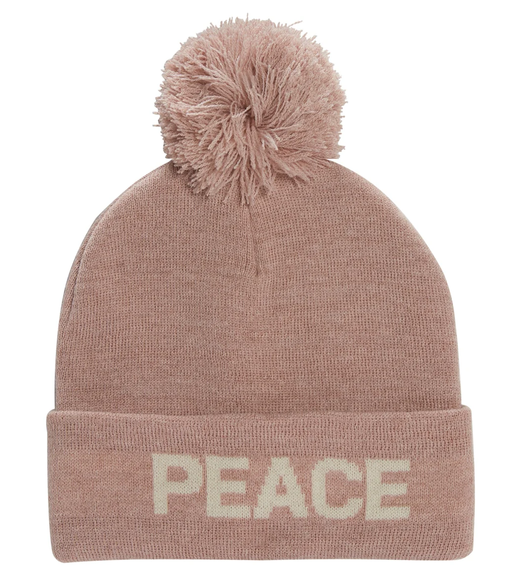 Spiritual Gangster Peace Pom Pom Beanie - Image 6
