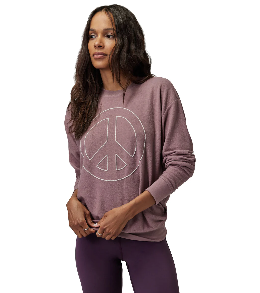 Spiritual Gangster Peace Relaxed Savasana Sweater - Image 4