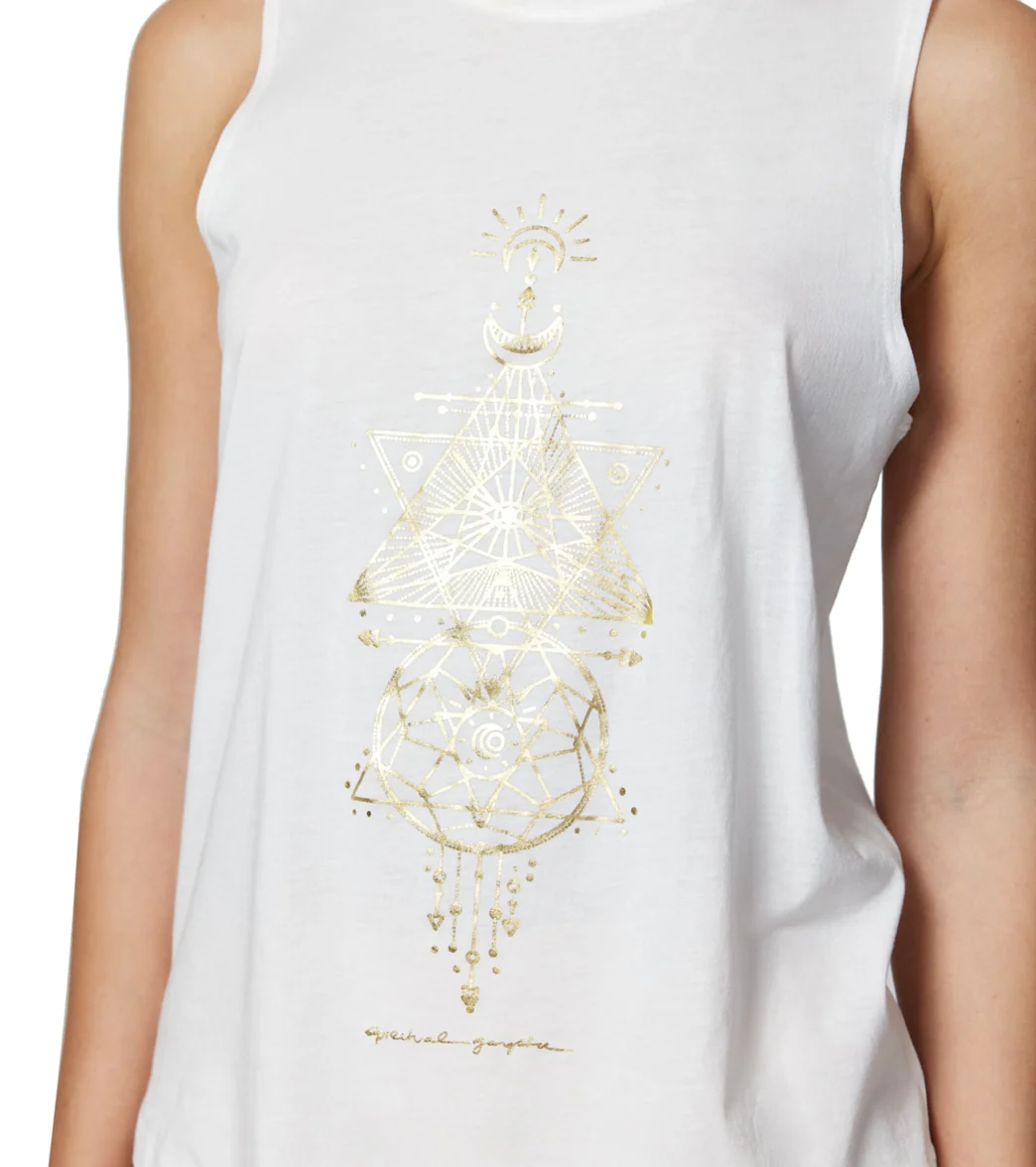Spiritual Gangster Sacred Geo Muscle Tank - Image 4