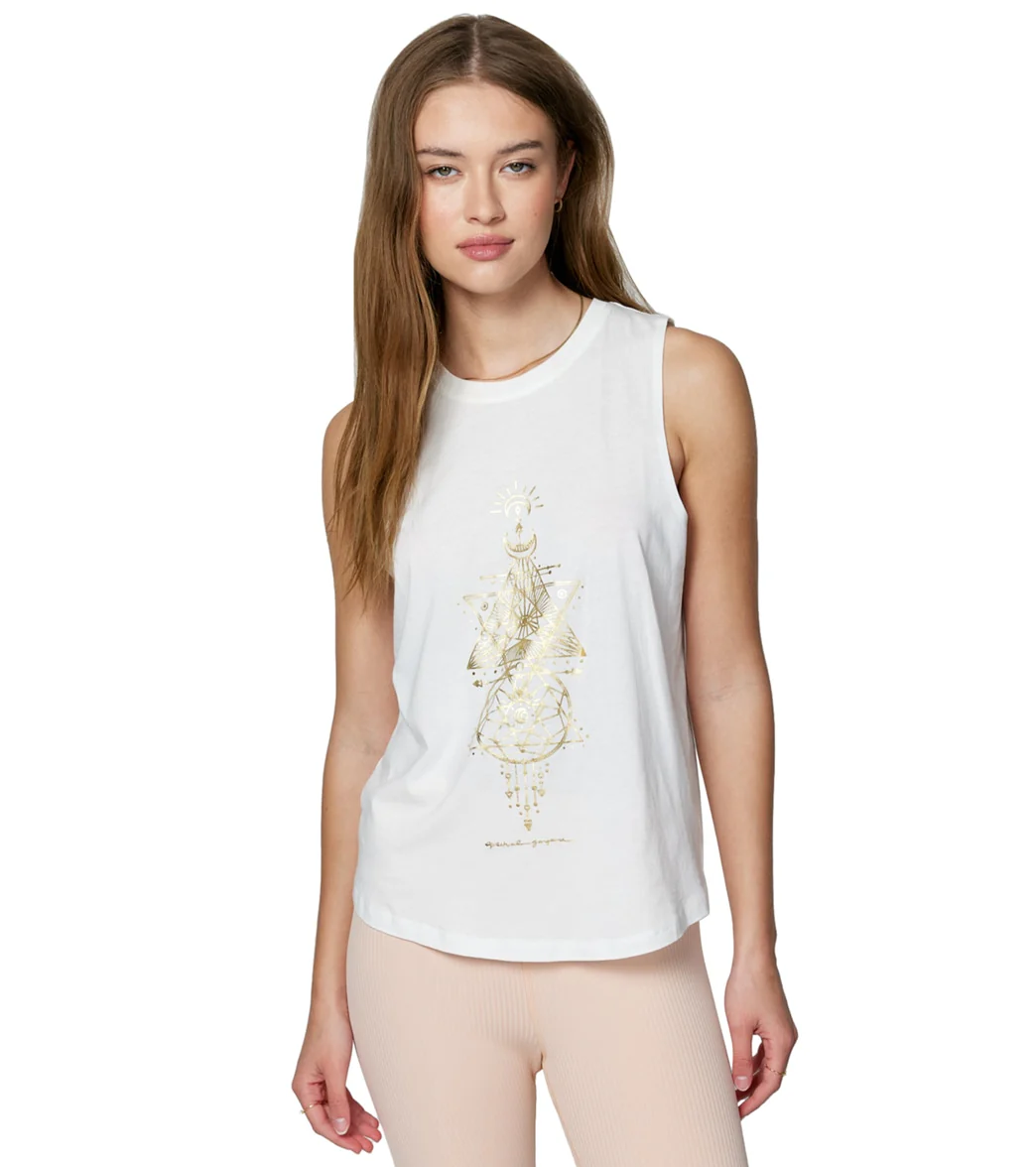 Spiritual Gangster Sacred Geo Muscle Tank - Image 7