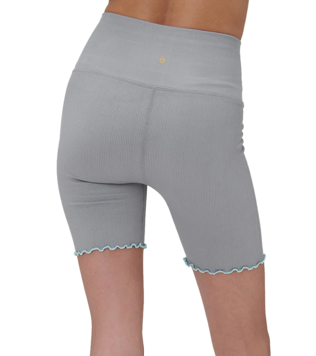 Spiritual Gangster Seamless Ruffle Biker Short - Image 3