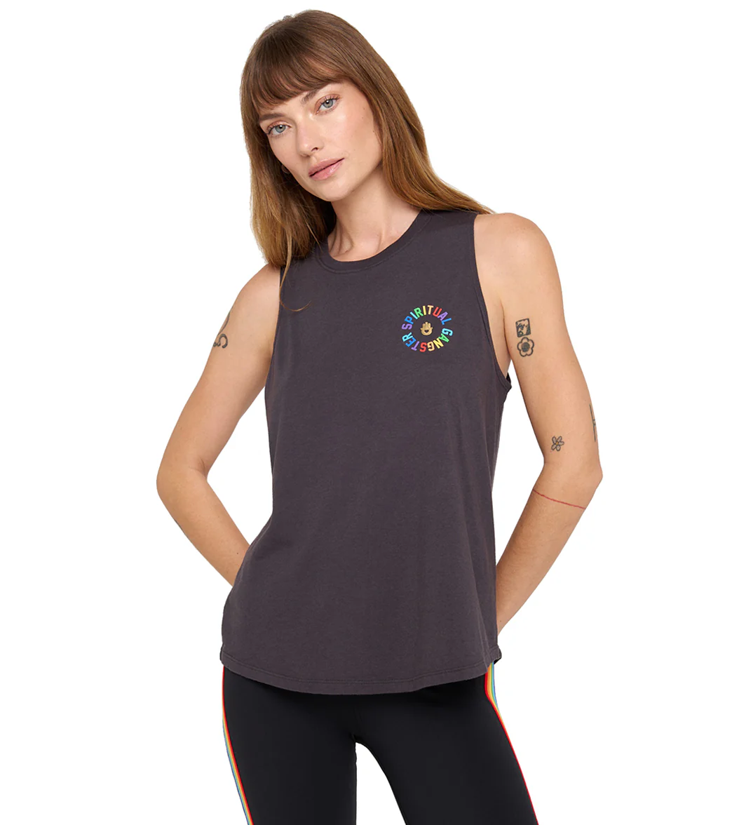 Spiritual Gangster Seventh Ray Jade Tank - Image 4