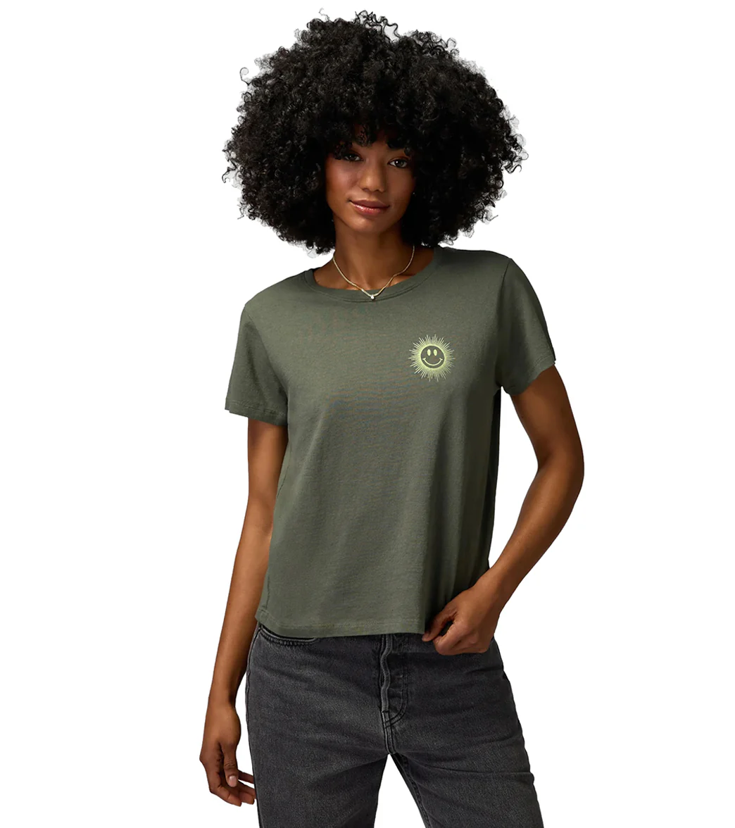 Spiritual Gangster Smiley Lila Tee - Image 6