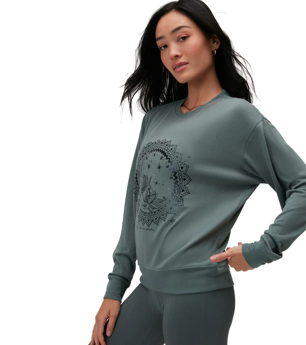 Spiritual Gangster Stargaze Relaxed Savasana Sweatshirt - Image 2