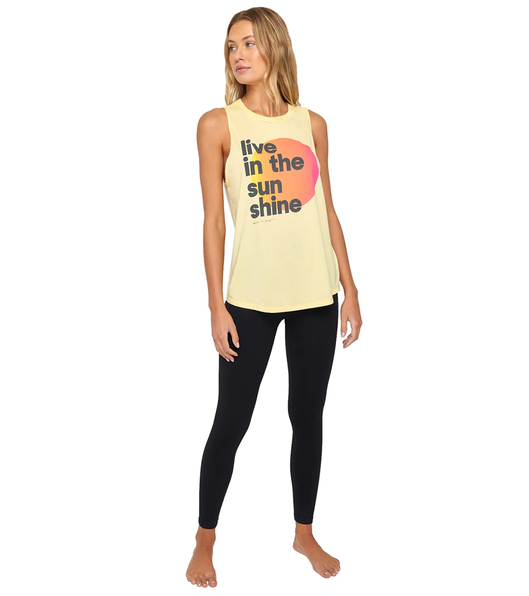 Spiritual Gangster Sunshine Jade Muscle Tank - Image 4