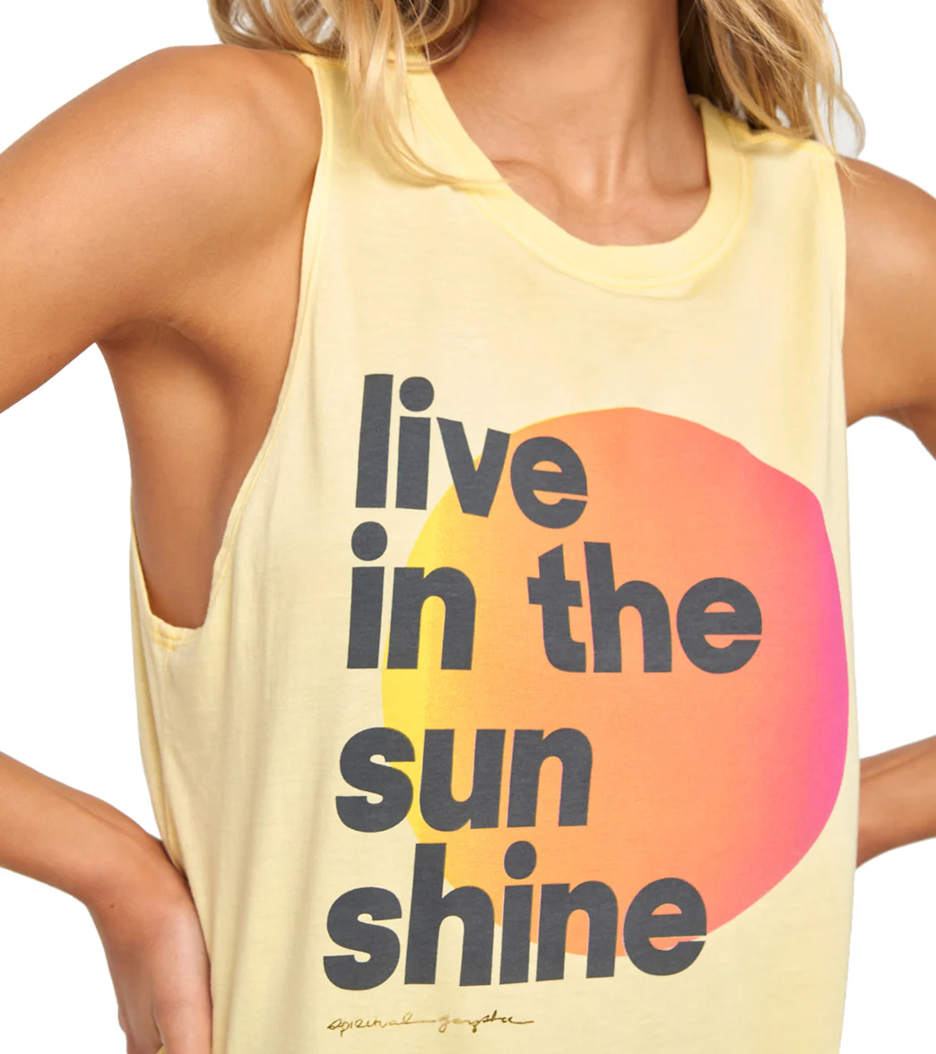 Spiritual Gangster Sunshine Jade Muscle Tank - Image 5