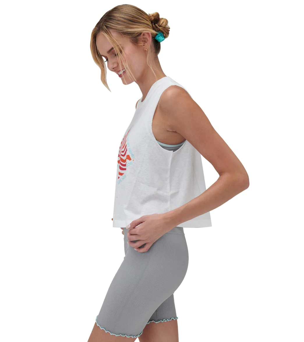 Spiritual Gangster Sunshine On My Mind Crop Tank - Image 2